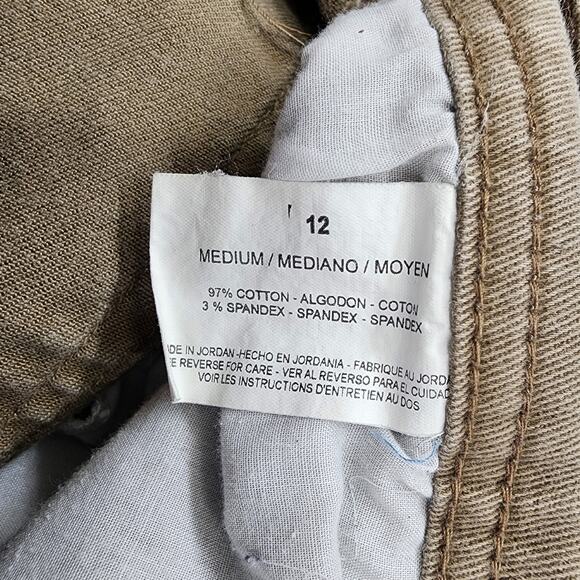 Gloria Vanderbilt Jeans Womens 12 Tan High Rise Straight Stretch Denim Casual - Picture 8 of 15